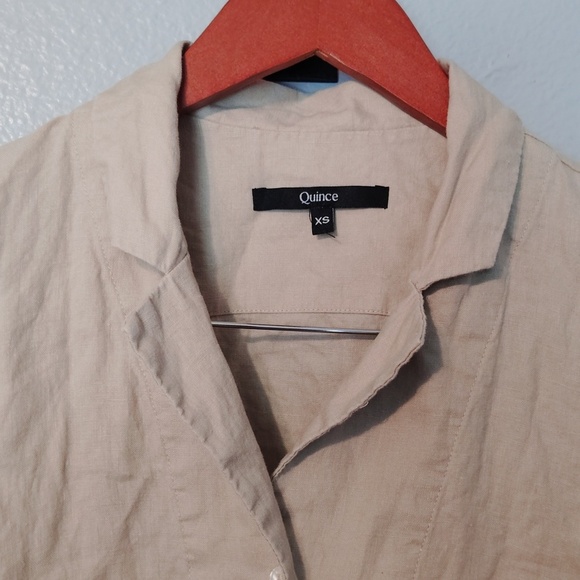 Quince Linen Blouse Size XS - Picture 10 of 13